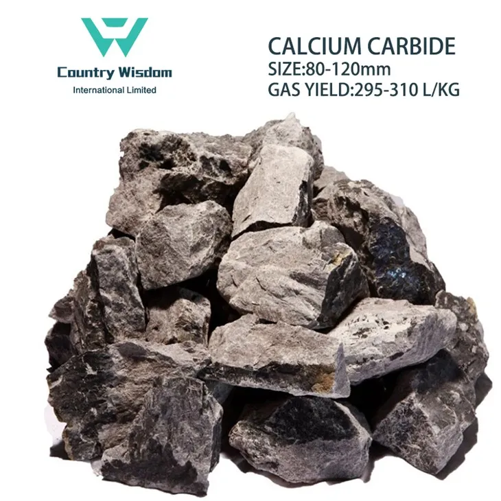 Export Industrial Grade Calcium Carbide 80-120mm Cac2