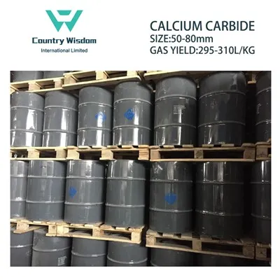 Kalsium Karbida 50-80mm 295L/Kg Untuk Gas Pengelasan