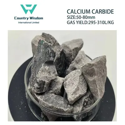 Kalsium Karbida Kelas Industri Kimia 50-80mm 295L/Kg Gas Asetilena