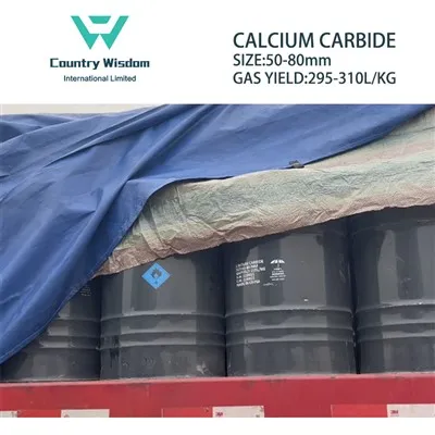 Harga Kalsium Karbida 50-80mm Paling Kompetitif dalam Drum Besi