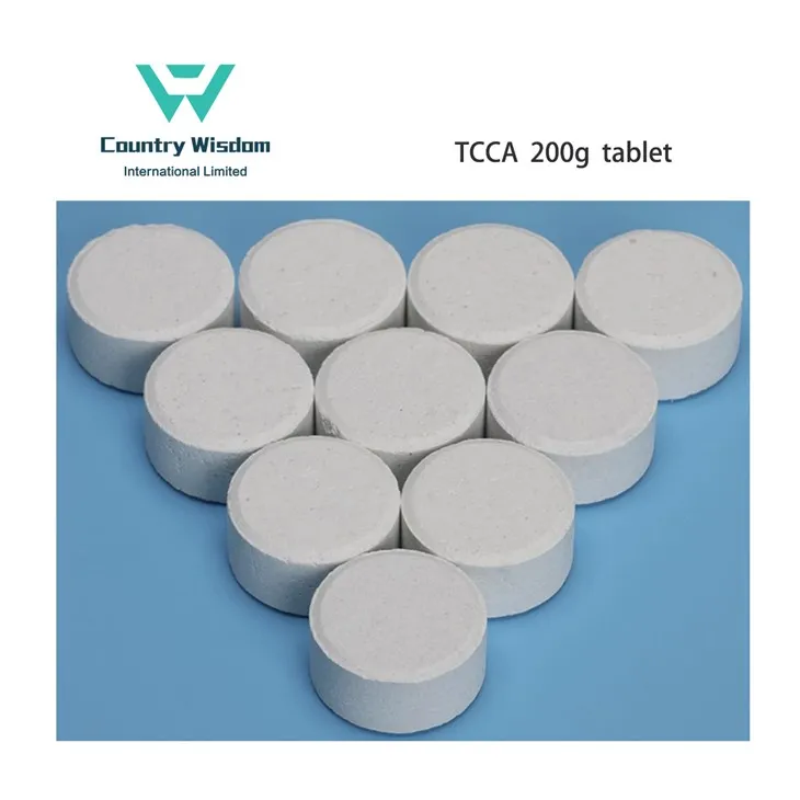 Tablet TCCA 200g, Dengan Klorin Aktif 90%.